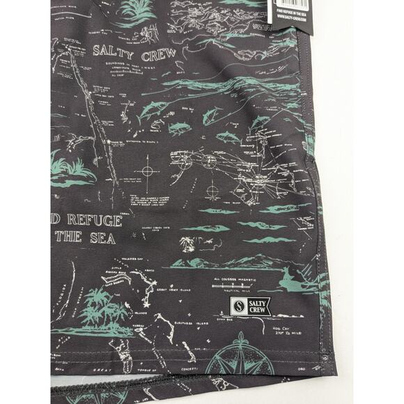 Salty Crew Men's Island Time Volley Swim Shorts - Large - Picture 2 of 6